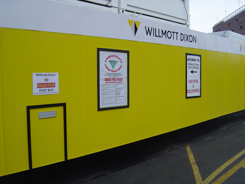 Temporary works and hoardings from Davison Fencing